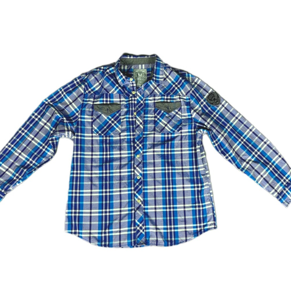Most Official Seven MO7 Men's 2XL Blue Long Sleeve Shirt